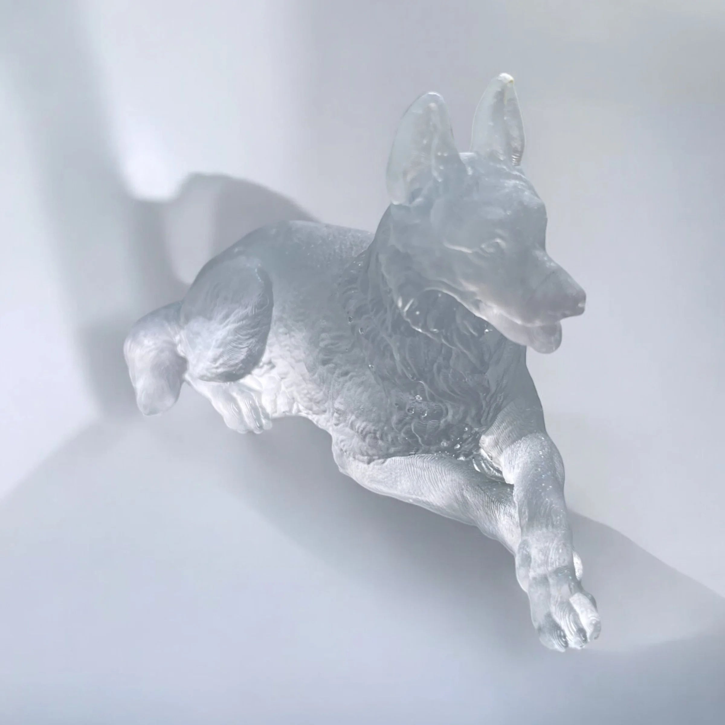 Statue Figure (Dog) and Pendant Necklace
