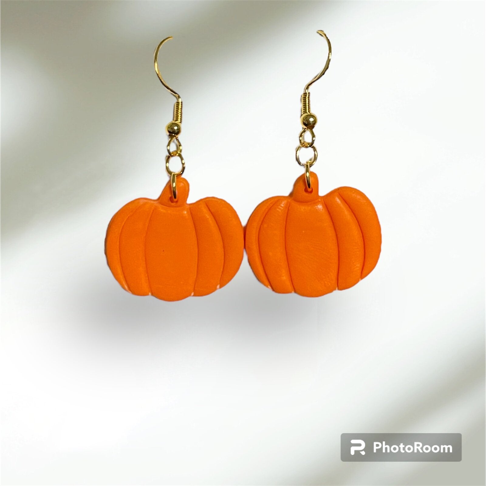 Orange Pumpkin Dangles