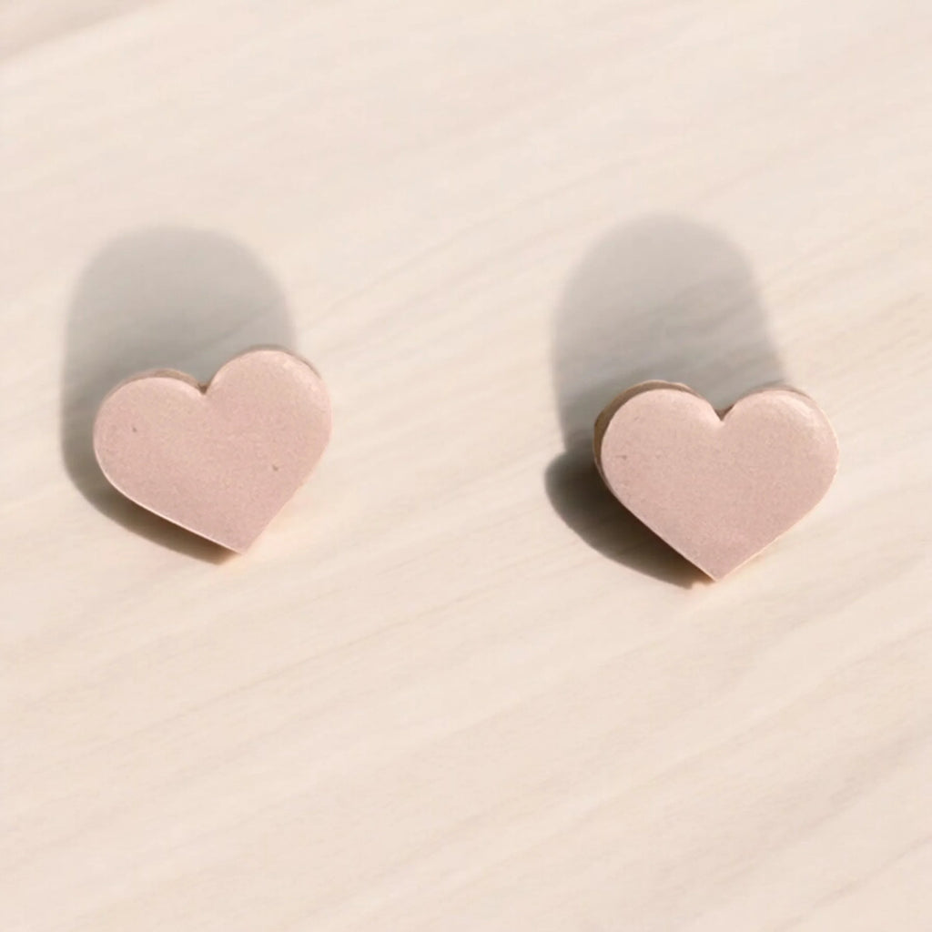 Heart Stud Earrings