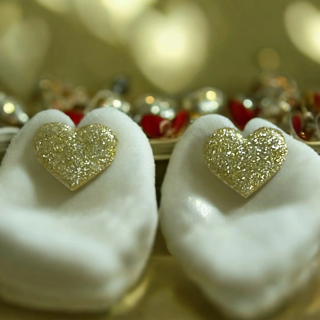 Heart Stud Earrings