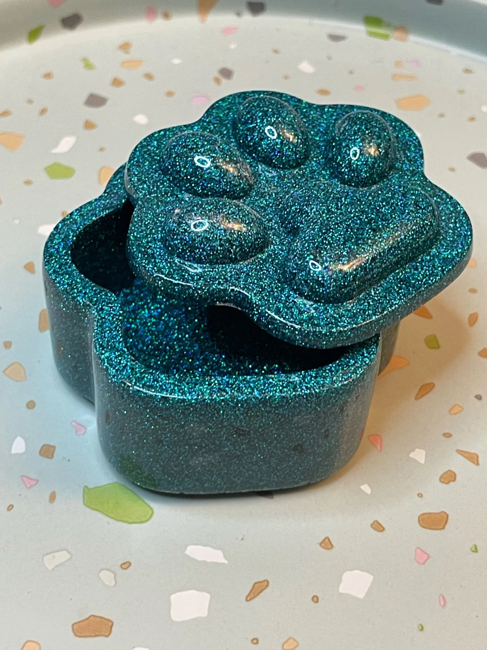 Paw Print Trinket Box