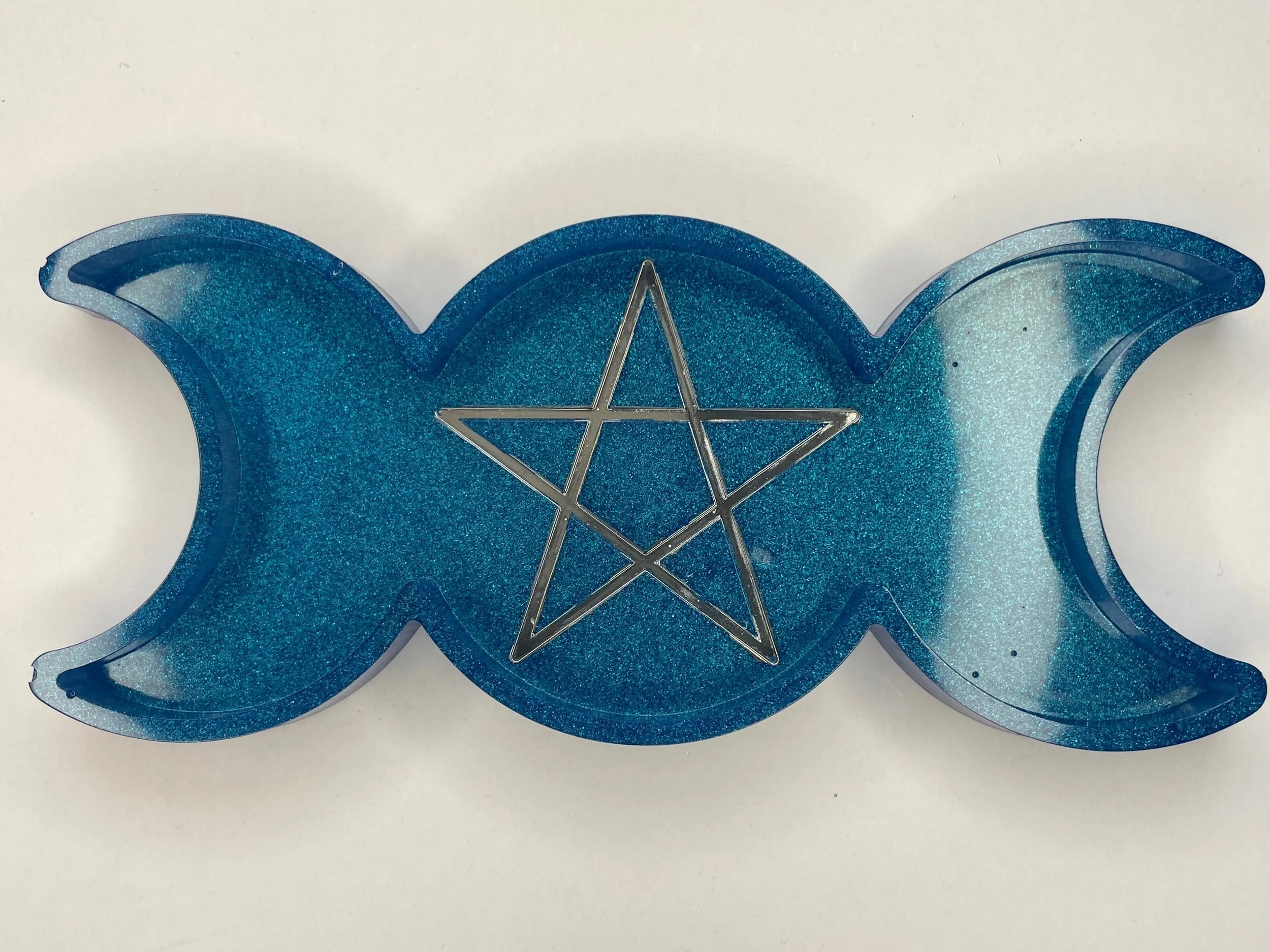 Triple Moon Goddess Symbol Decorative