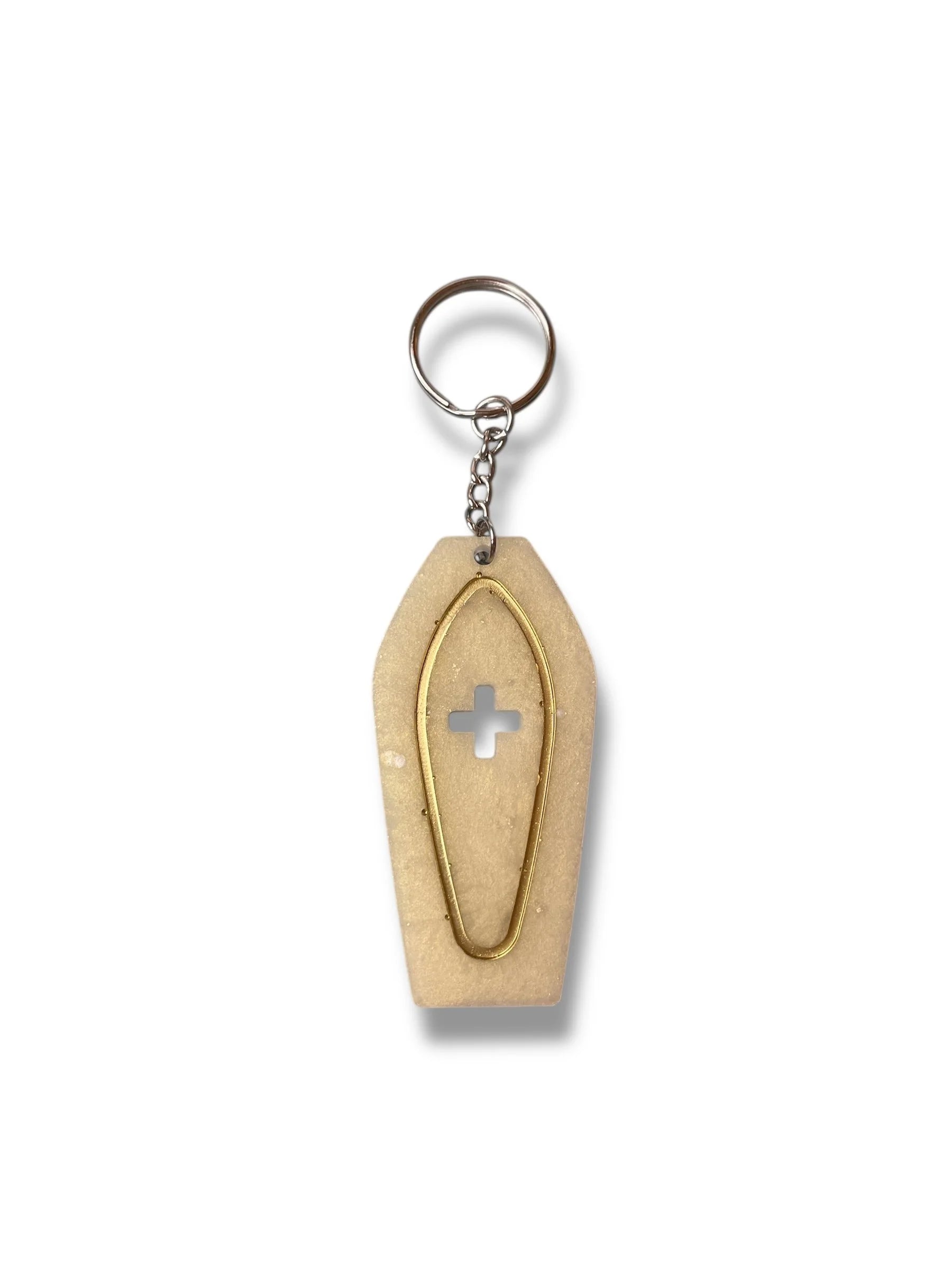 Gothic Coffin Keychain