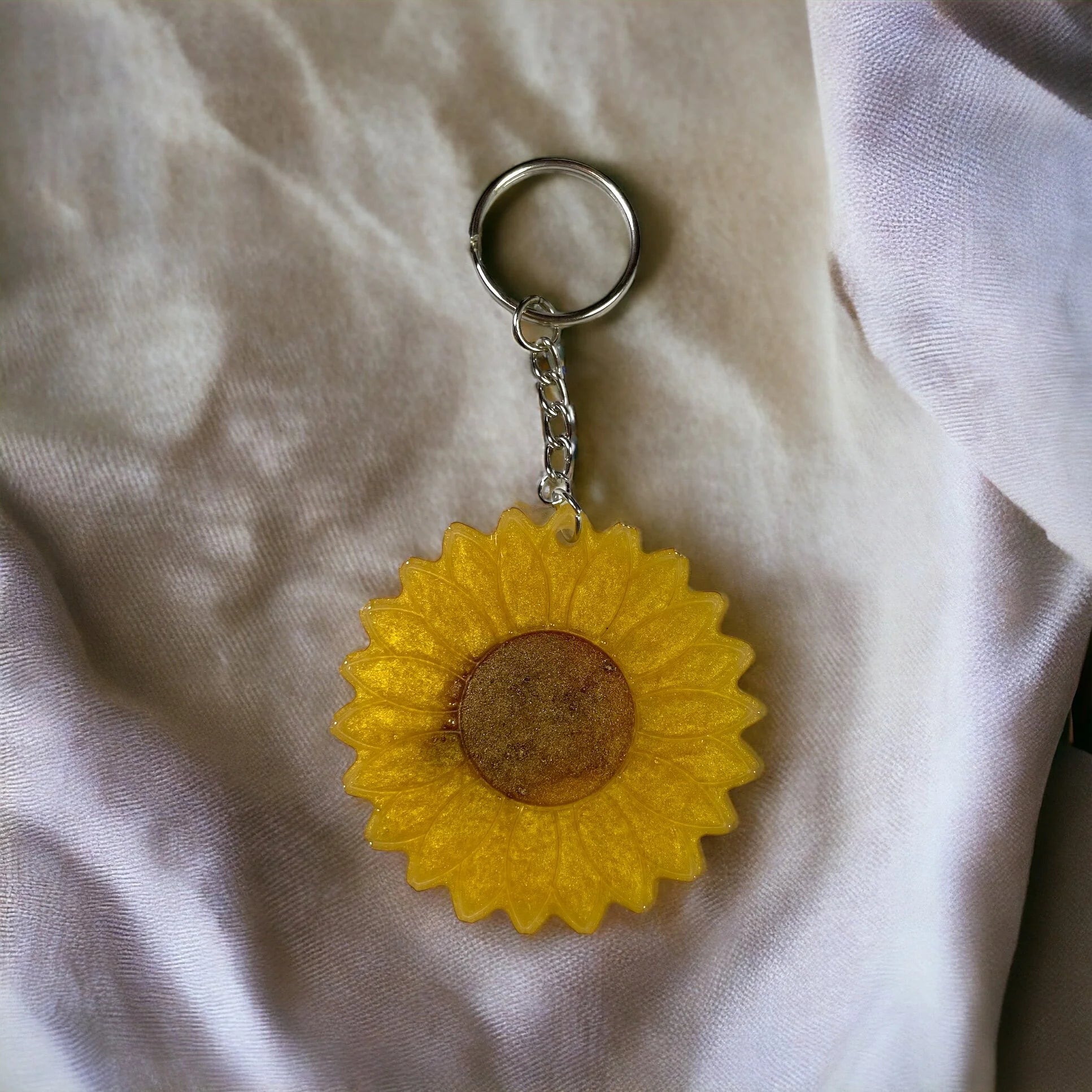 Sunflower Keychain