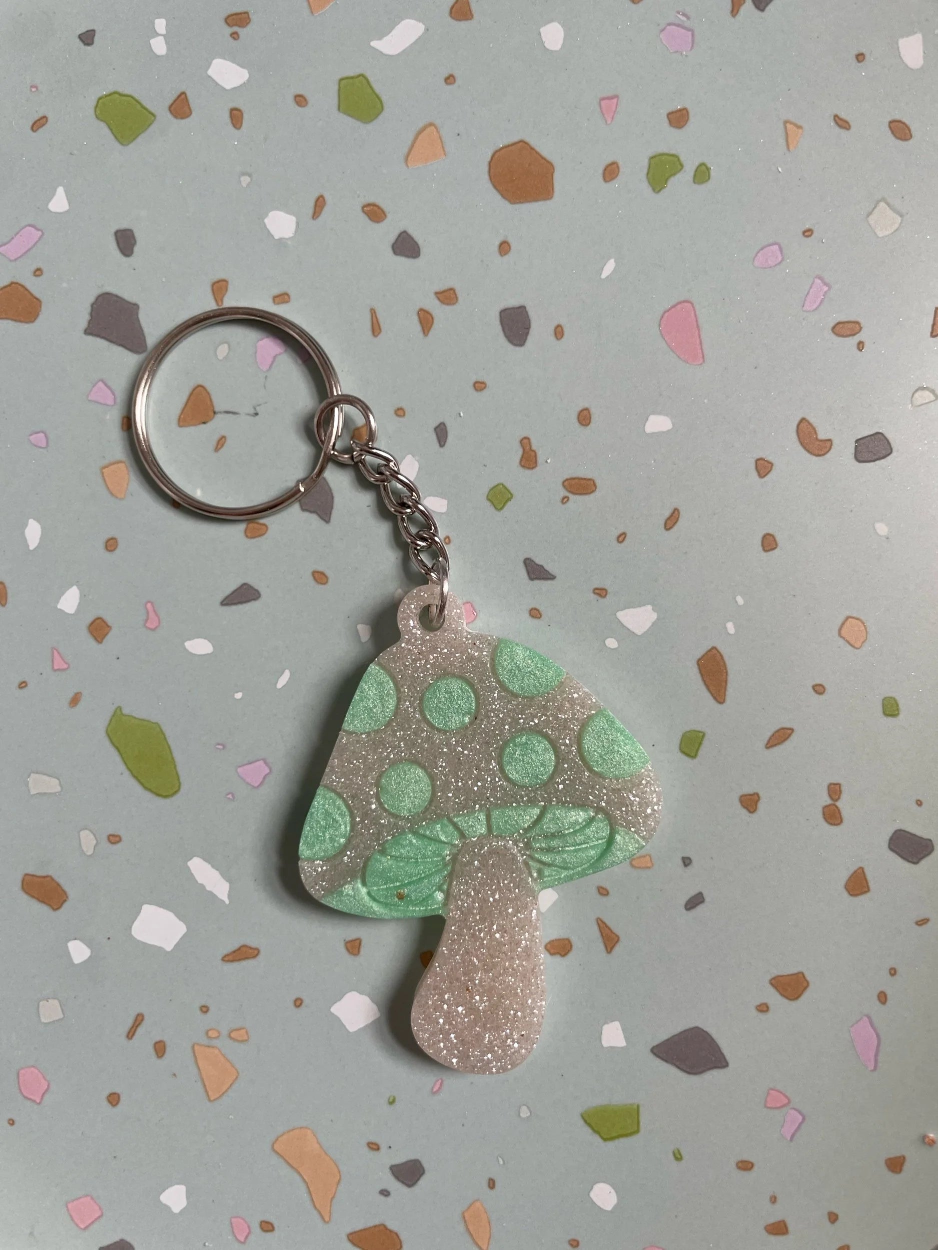 Mushroom Keychain