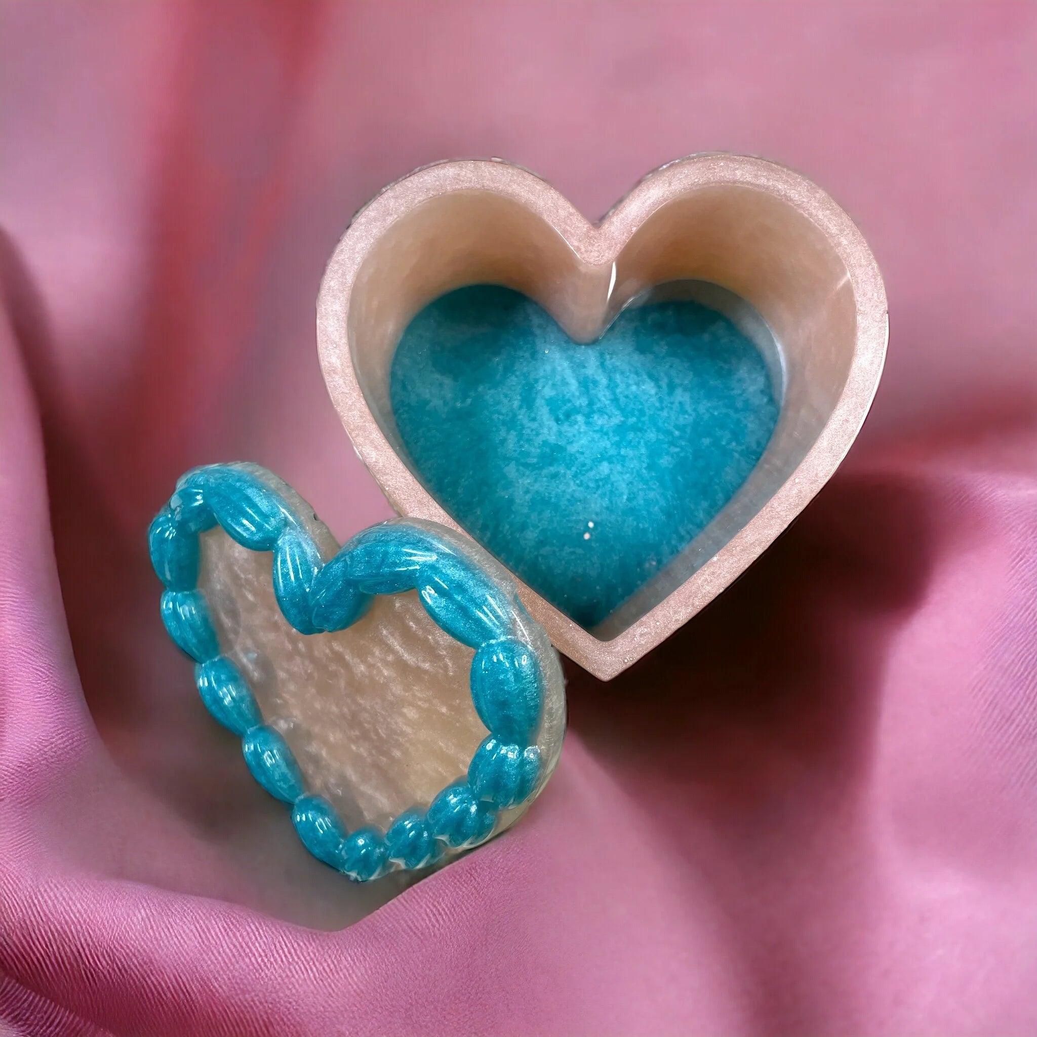 Heart Cake Jewelry Box- Trinket Box