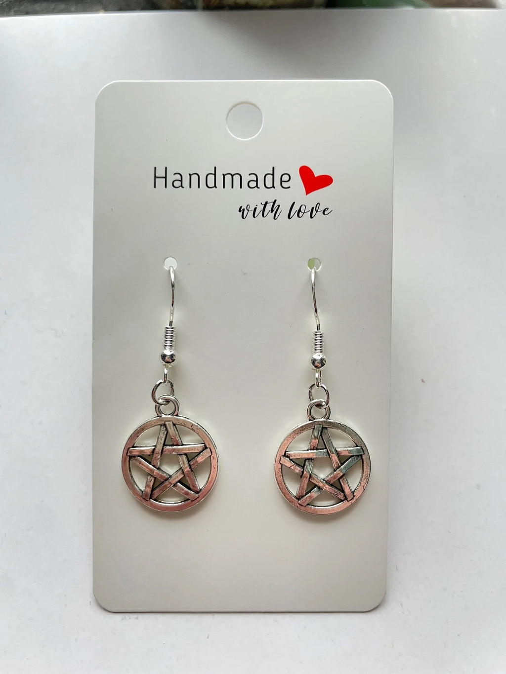 Pentacle Dangle Earrings