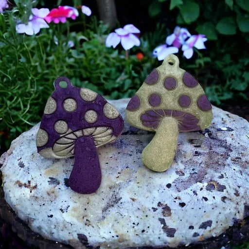 Mushroom Keychain