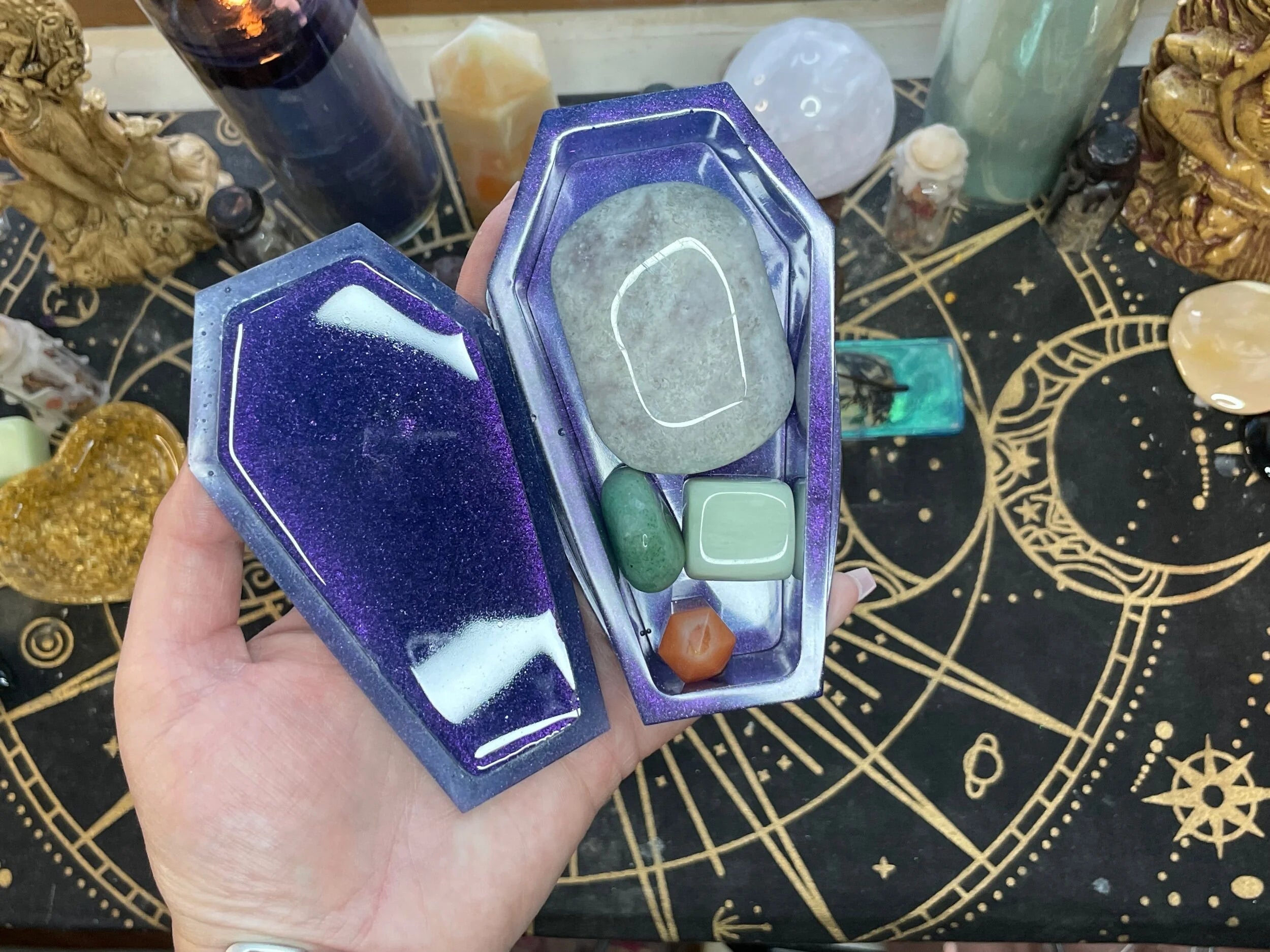 Coffin box for trinkets