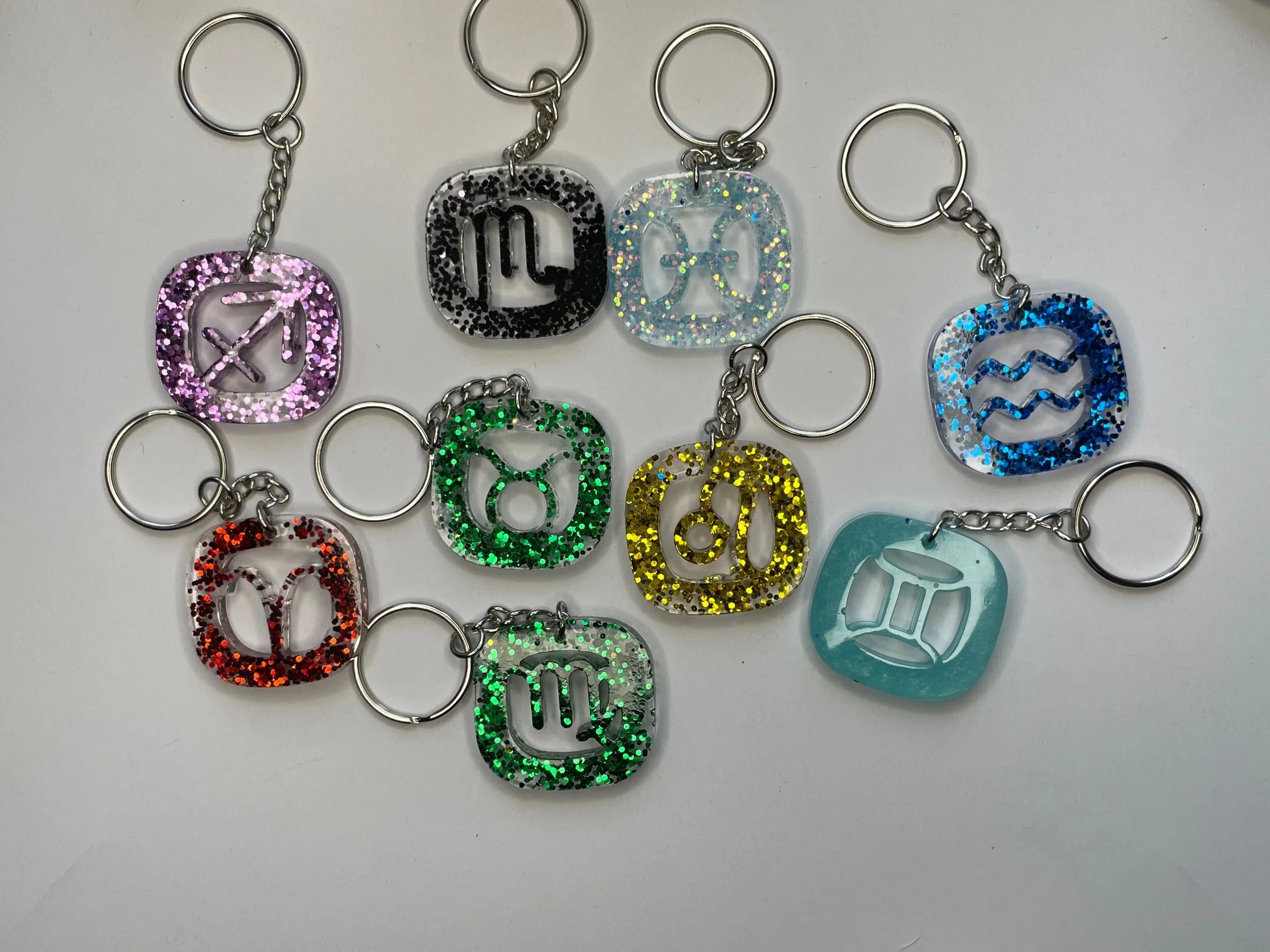 Zodiac Sign Key Chain