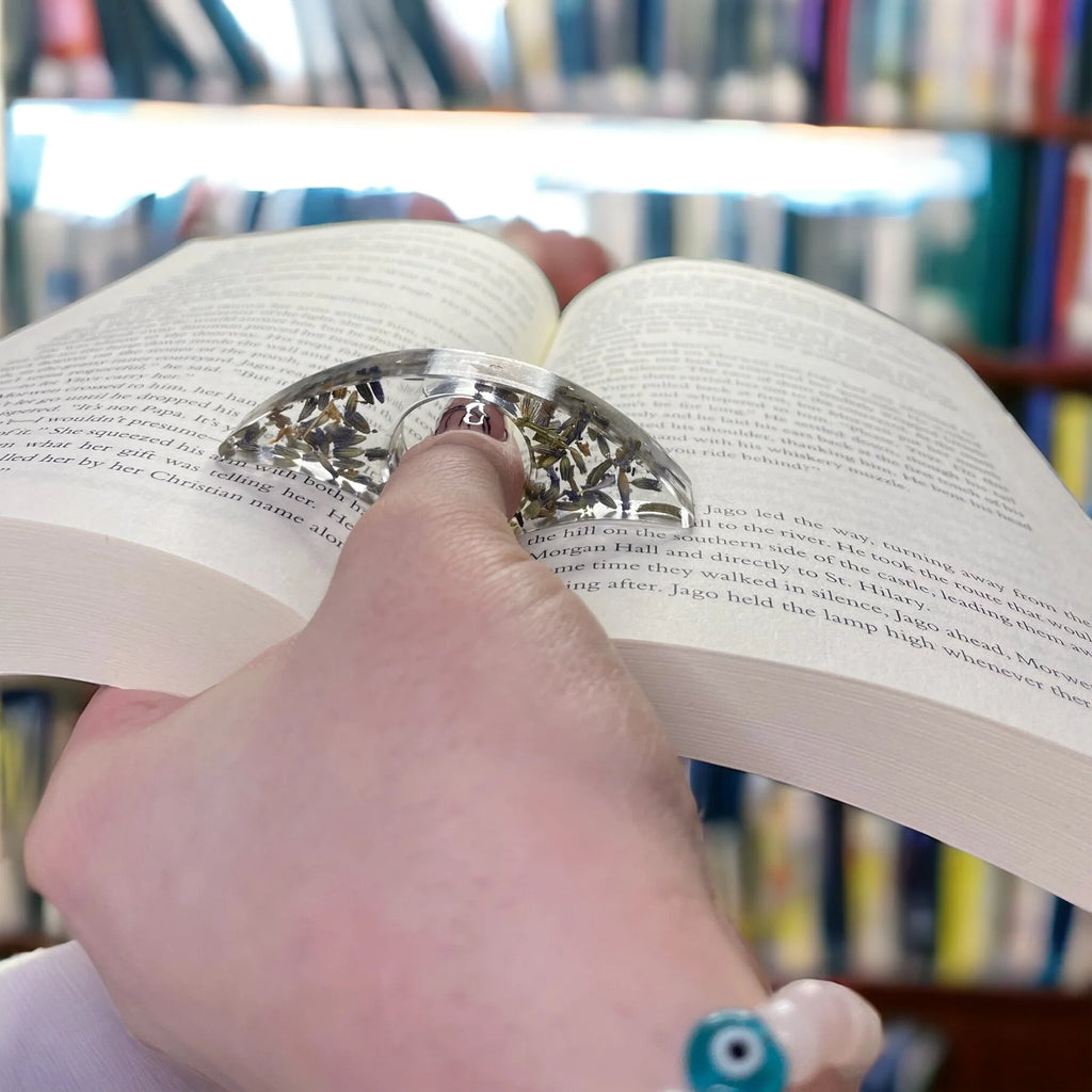 Floral Thumb Page/Book Holder