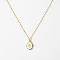 Minimal Rose Charm Necklace