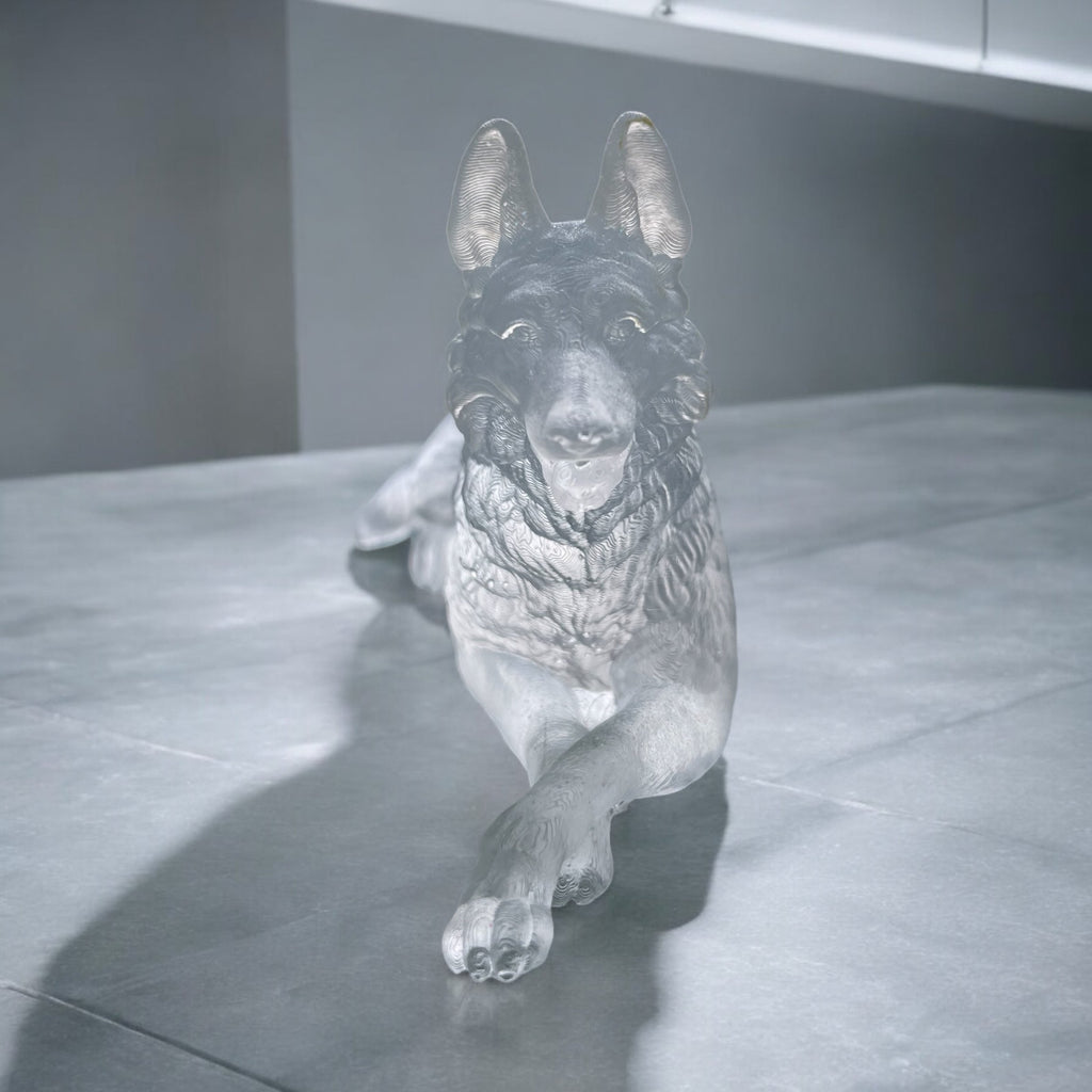 Statue Figure (Dog) and Pendant Necklace