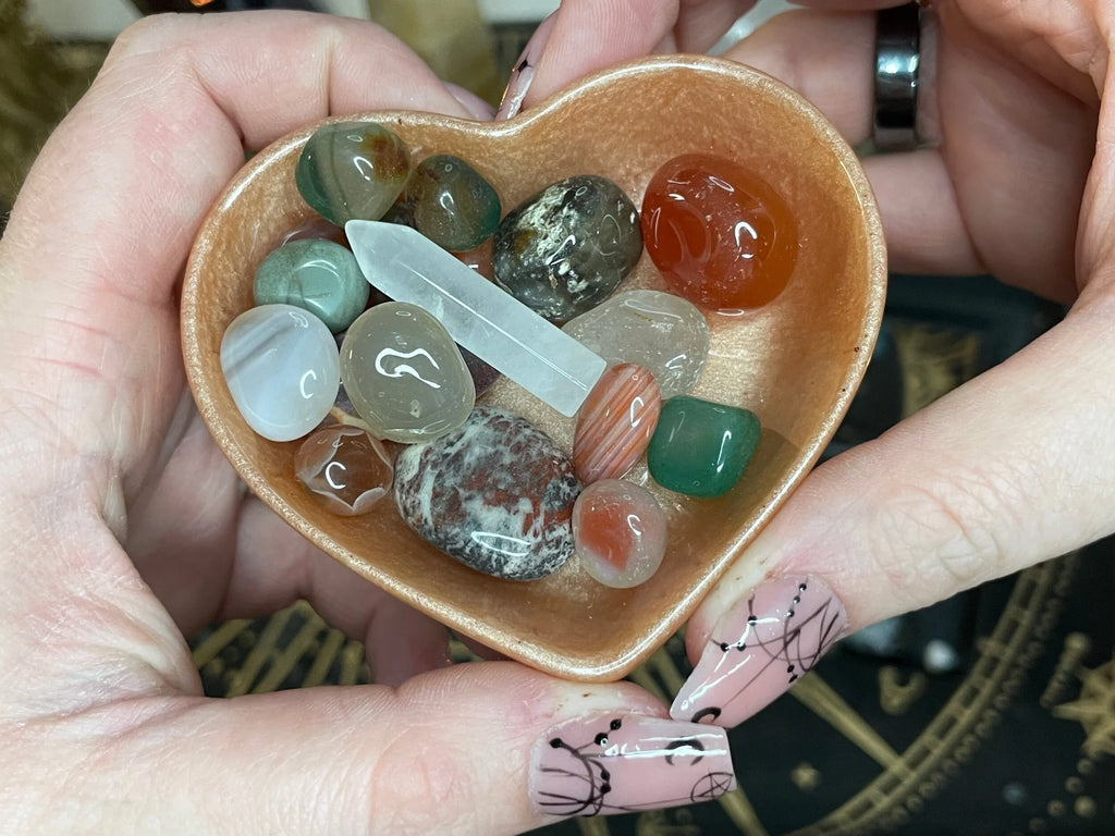 Heart dish, jewelry bowl, ring keeper