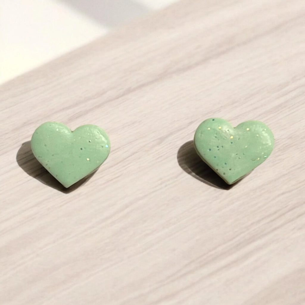 Heart Stud Earrings