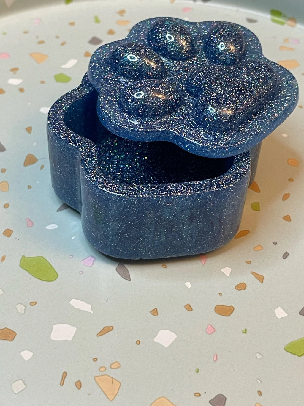 Paw Print Trinket Box