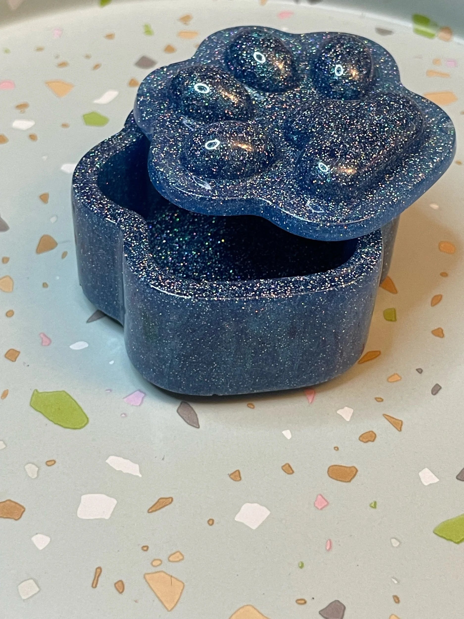 Paw Print Trinket Box