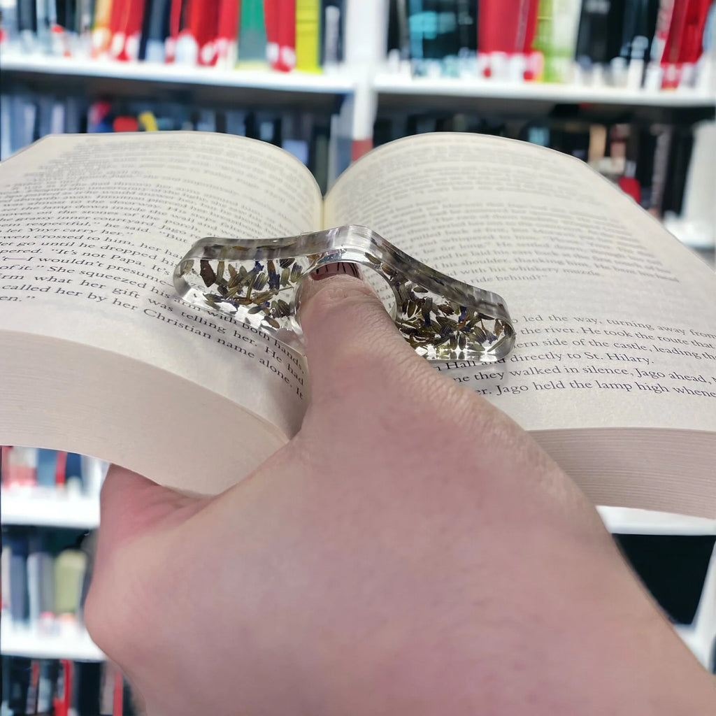 Floral Thumb Page/Book Holder