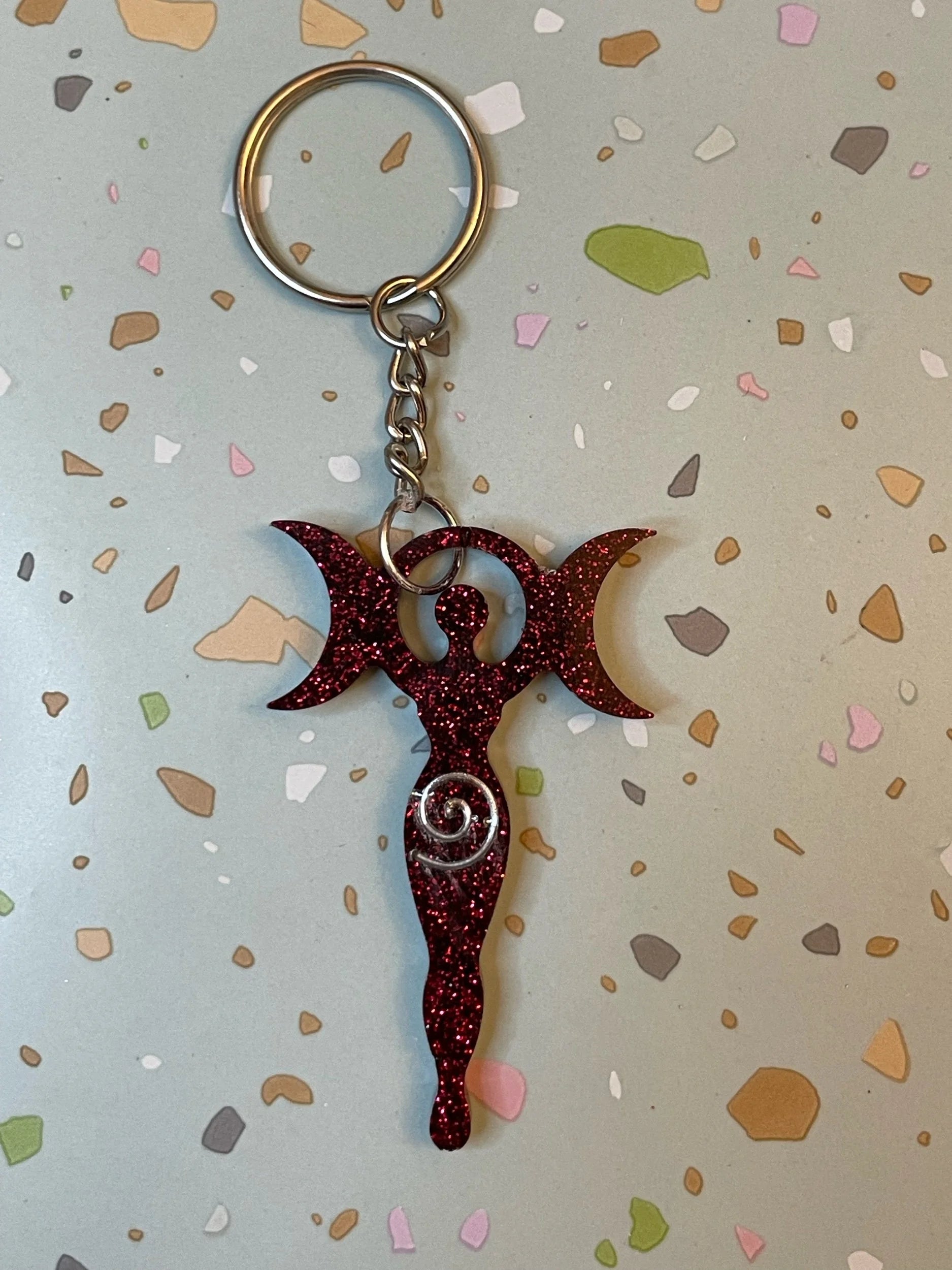 Moon Goddess Keychain
