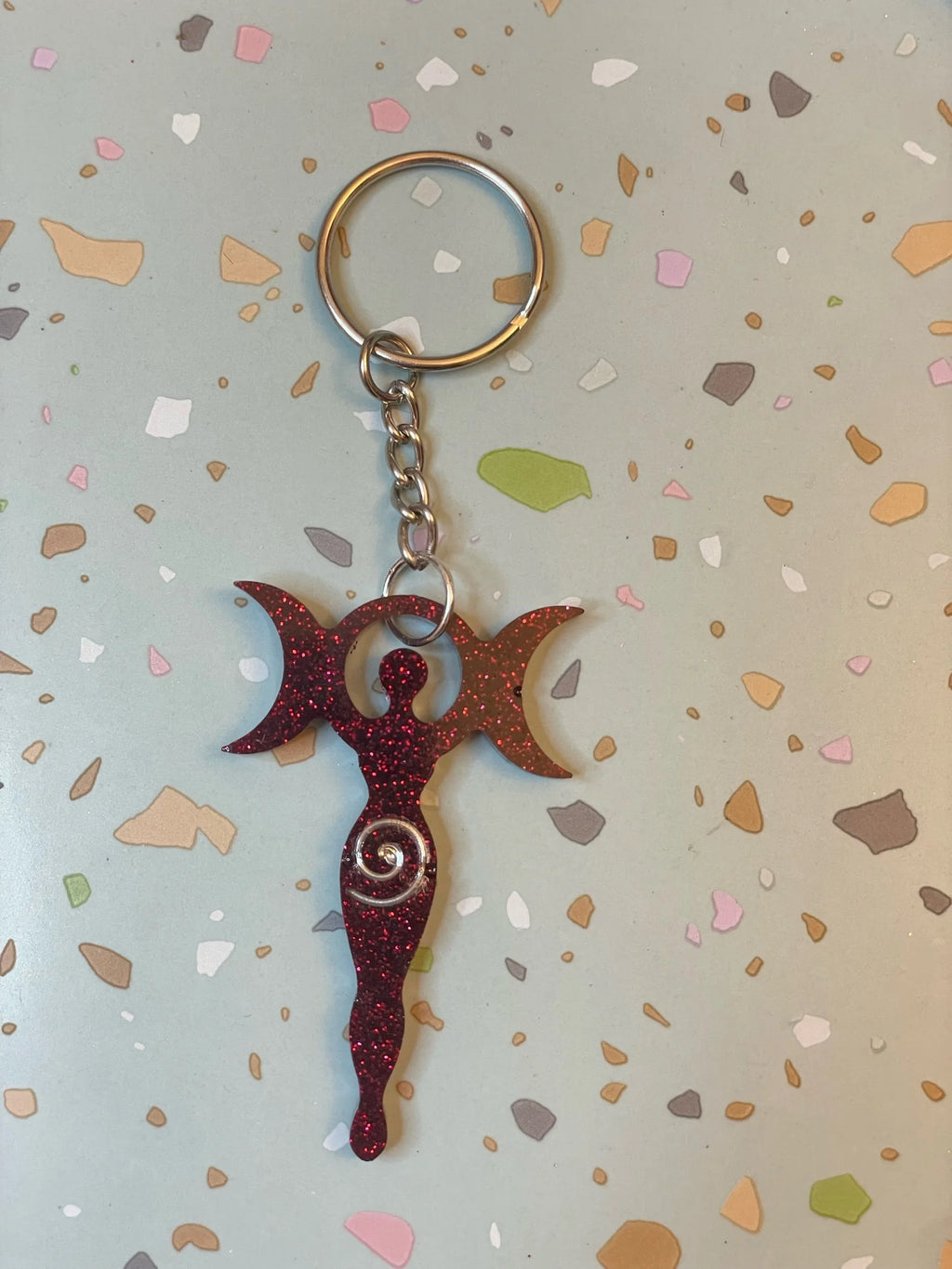 Moon Goddess Keychain