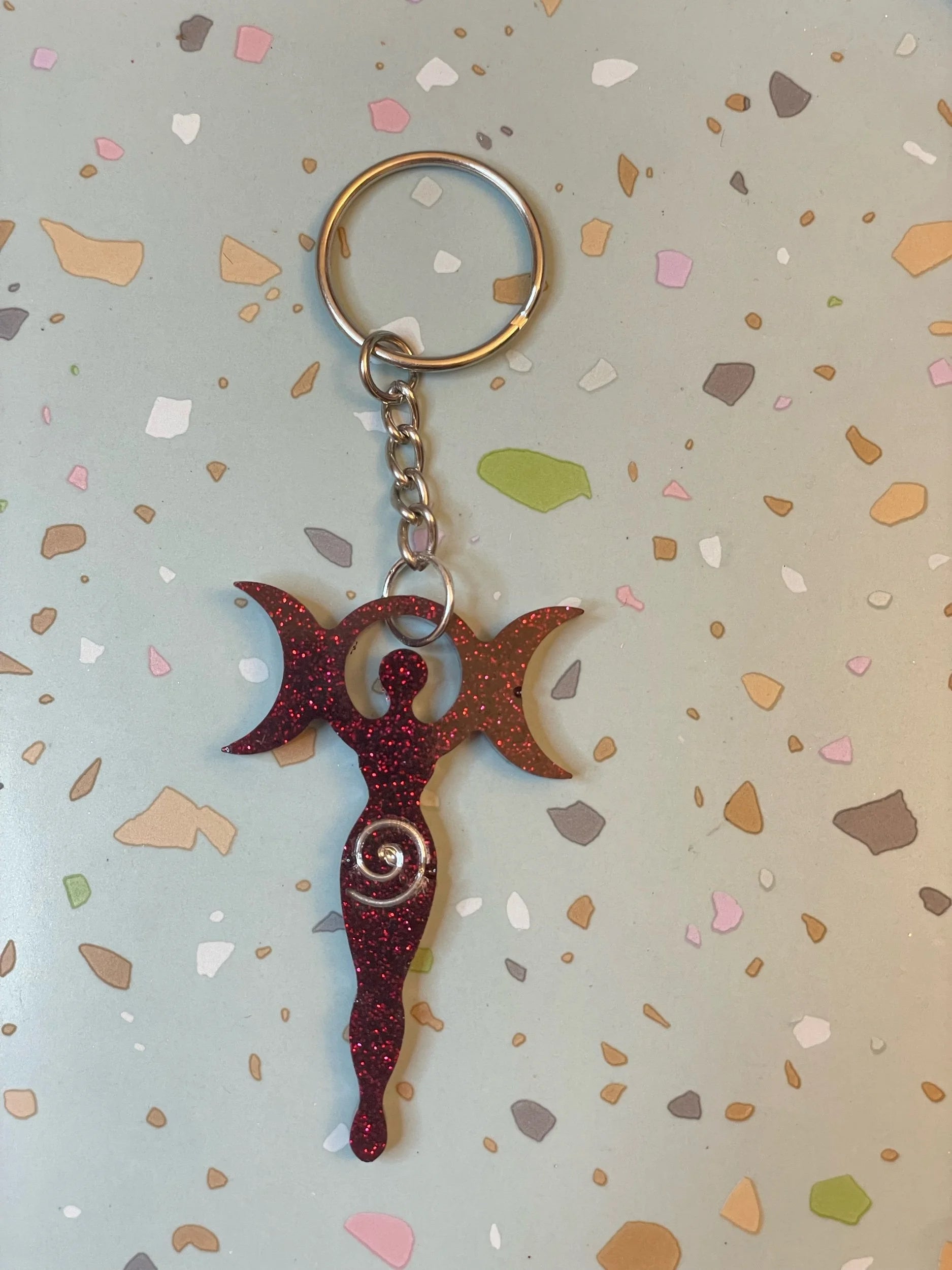 Moon Goddess Keychain