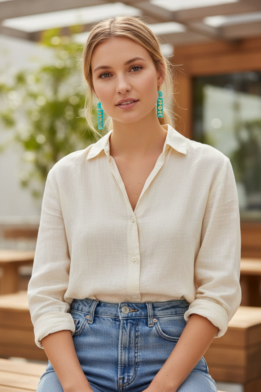 Moon Dangle Earrings
