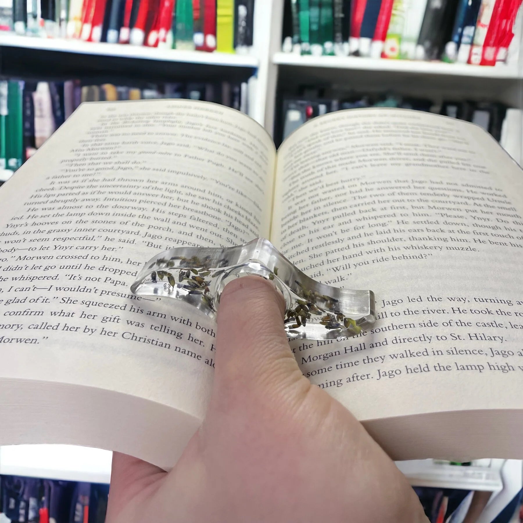 Floral Thumb Page/Book Holder