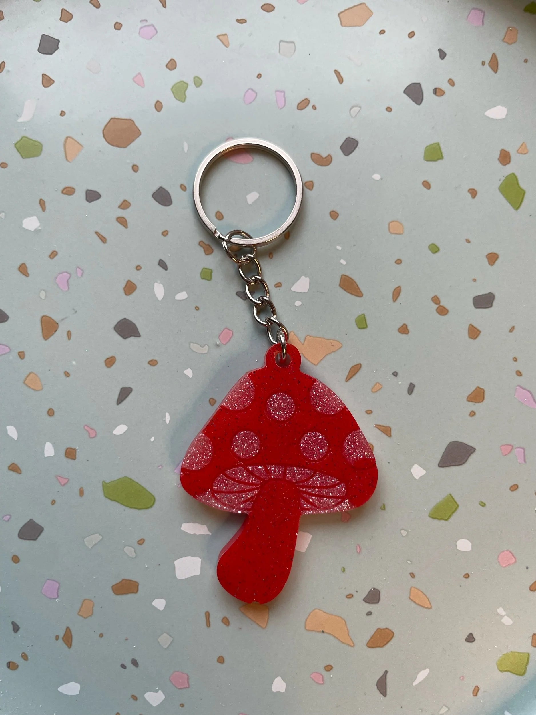 Mushroom Keychain
