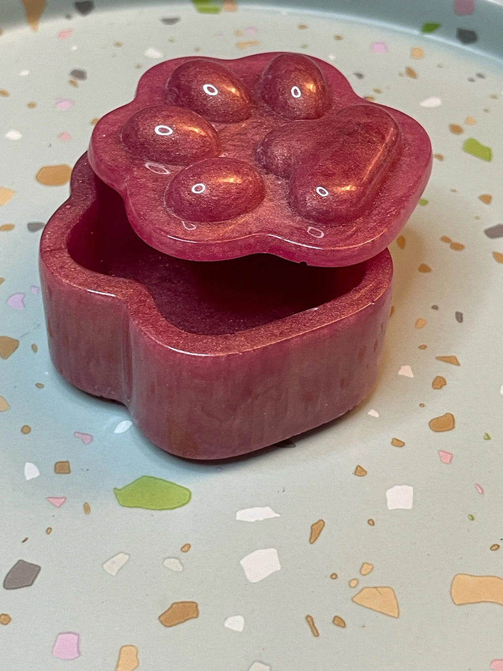 Paw Print Trinket Box