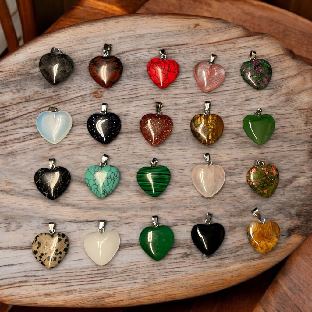 Crystal Heart Pendant Necklace
