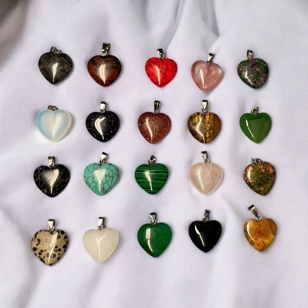 Crystal Heart Pendant Necklace
