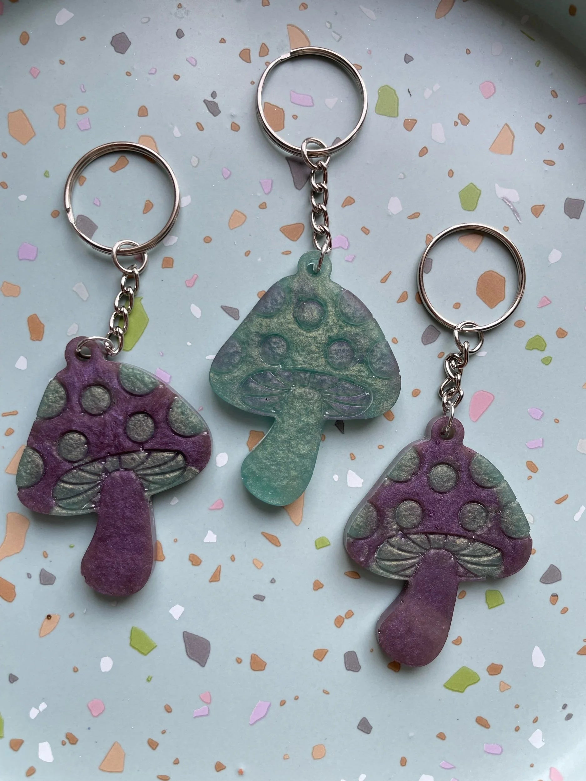 Mushroom Keychain