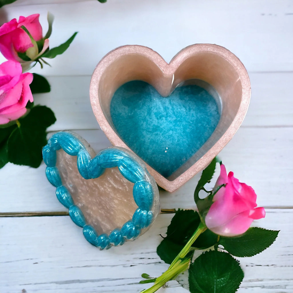 Heart Cake Jewelry Box- Trinket Box