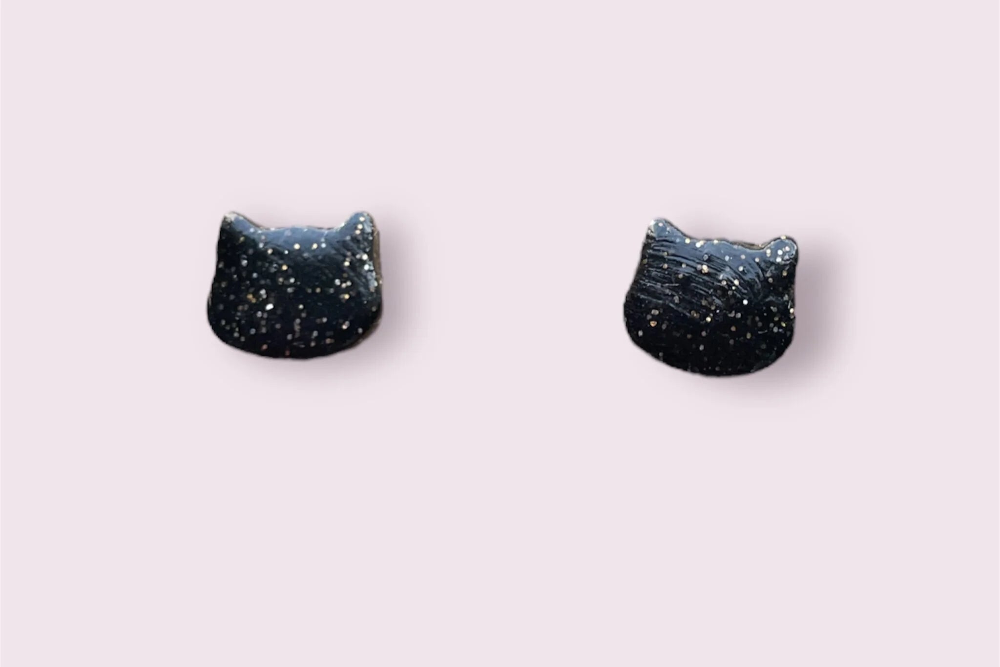 Cat Head Stud Earrings