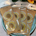 Sunflower Car Coasters - Set of Two