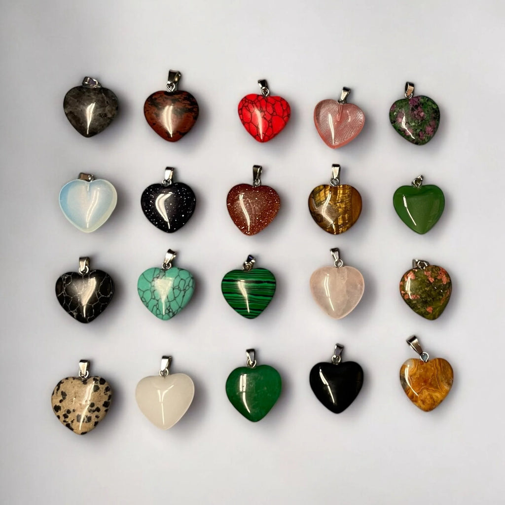 Crystal Heart Pendant Necklace