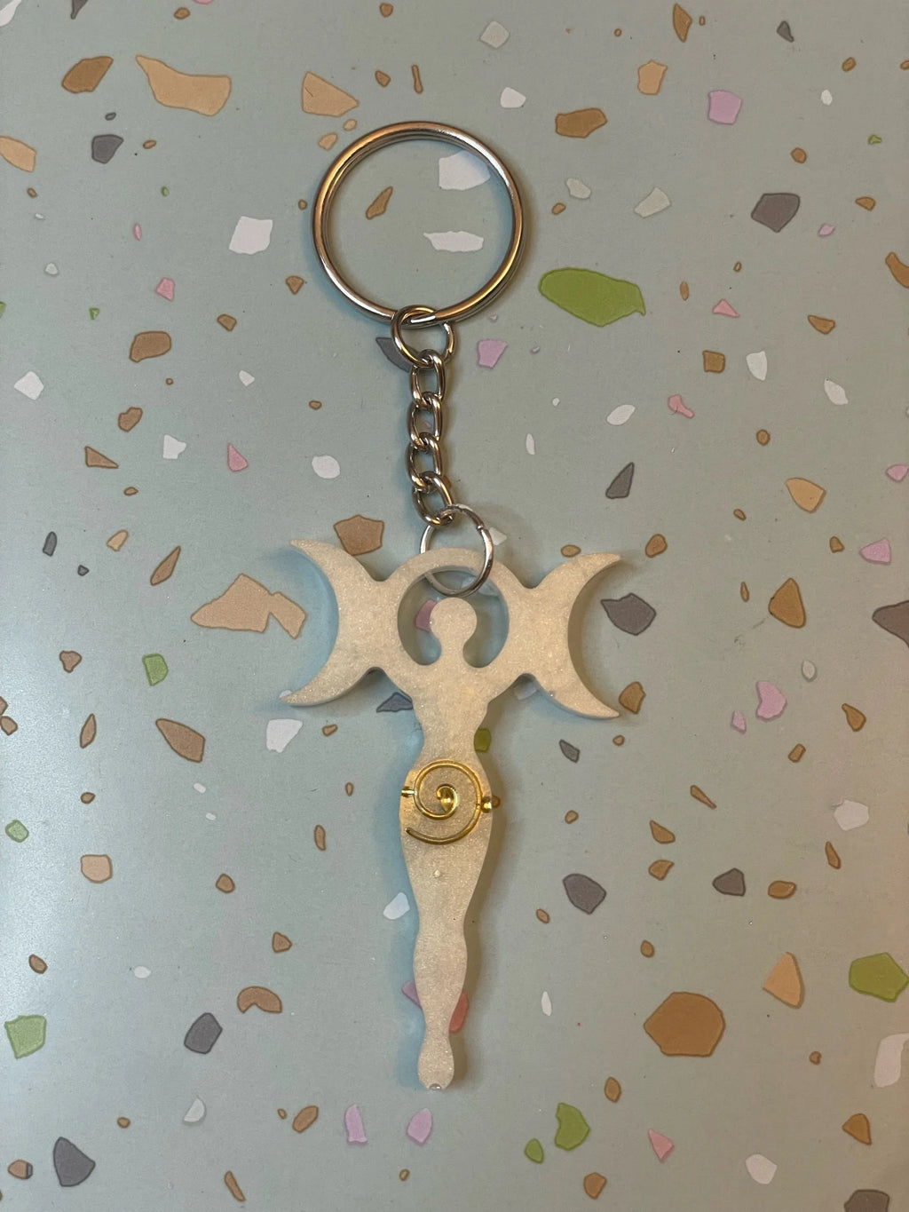 Moon Goddess Keychain