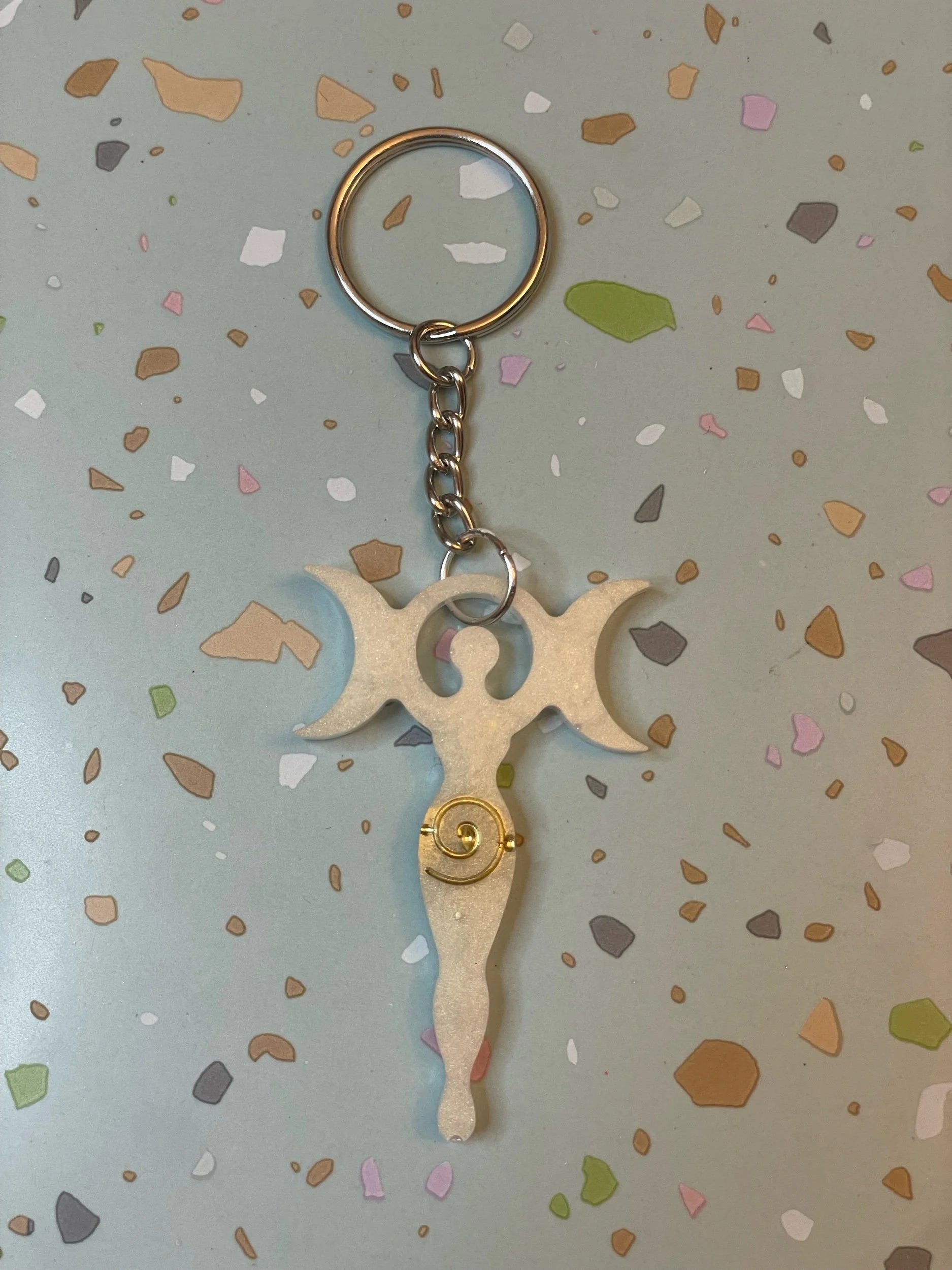 Moon Goddess Keychain