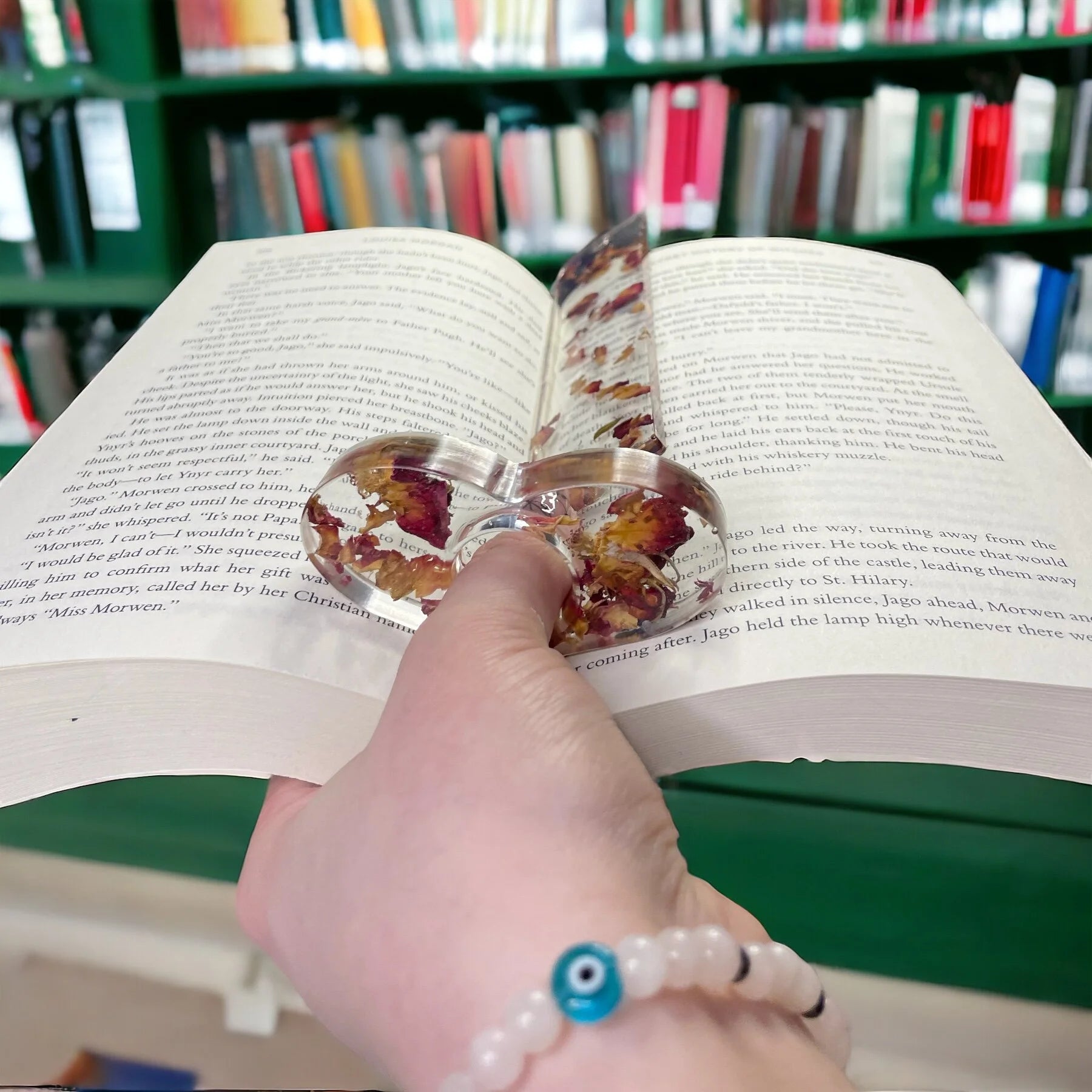 Floral Thumb Page/Book Holder