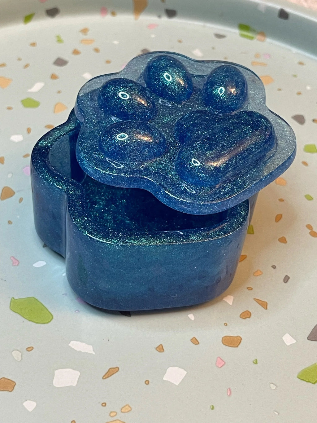 Paw Print Trinket Box