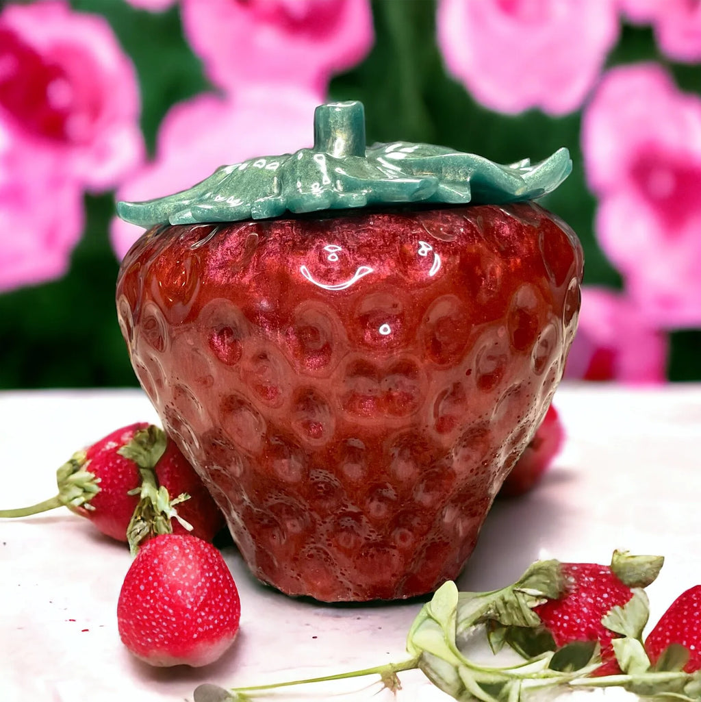 Strawberry jar with removable top