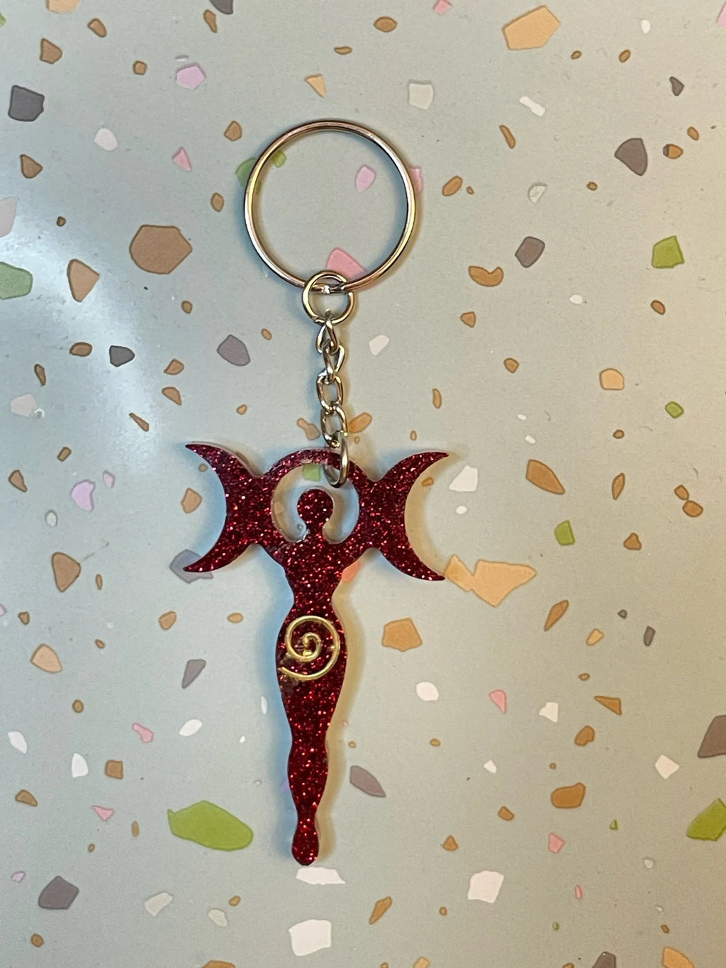 Moon Goddess Keychain