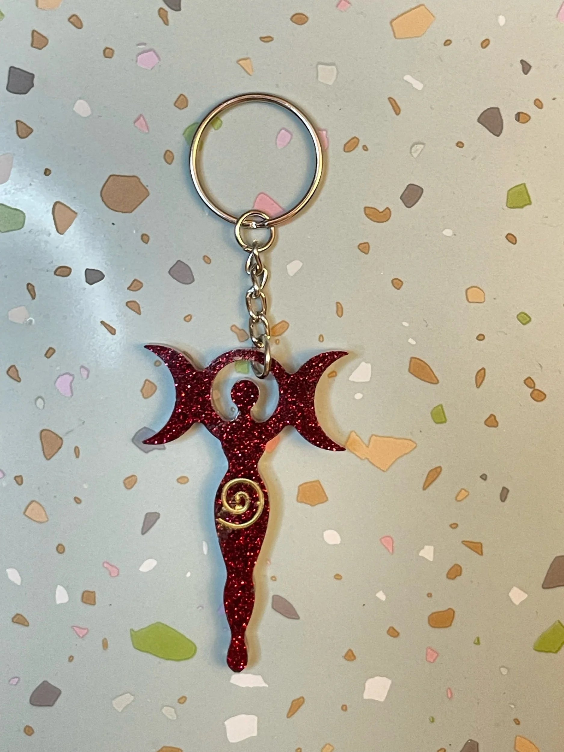Moon Goddess Keychain