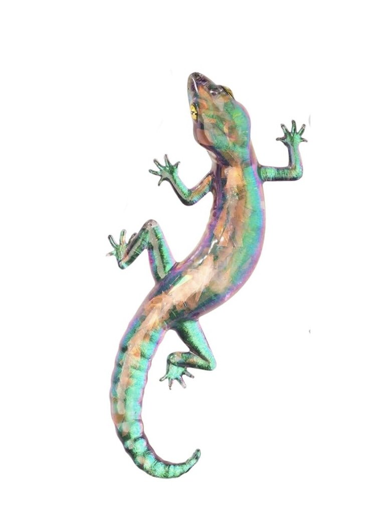 Lizard Statue Figure and Pendant Necklace