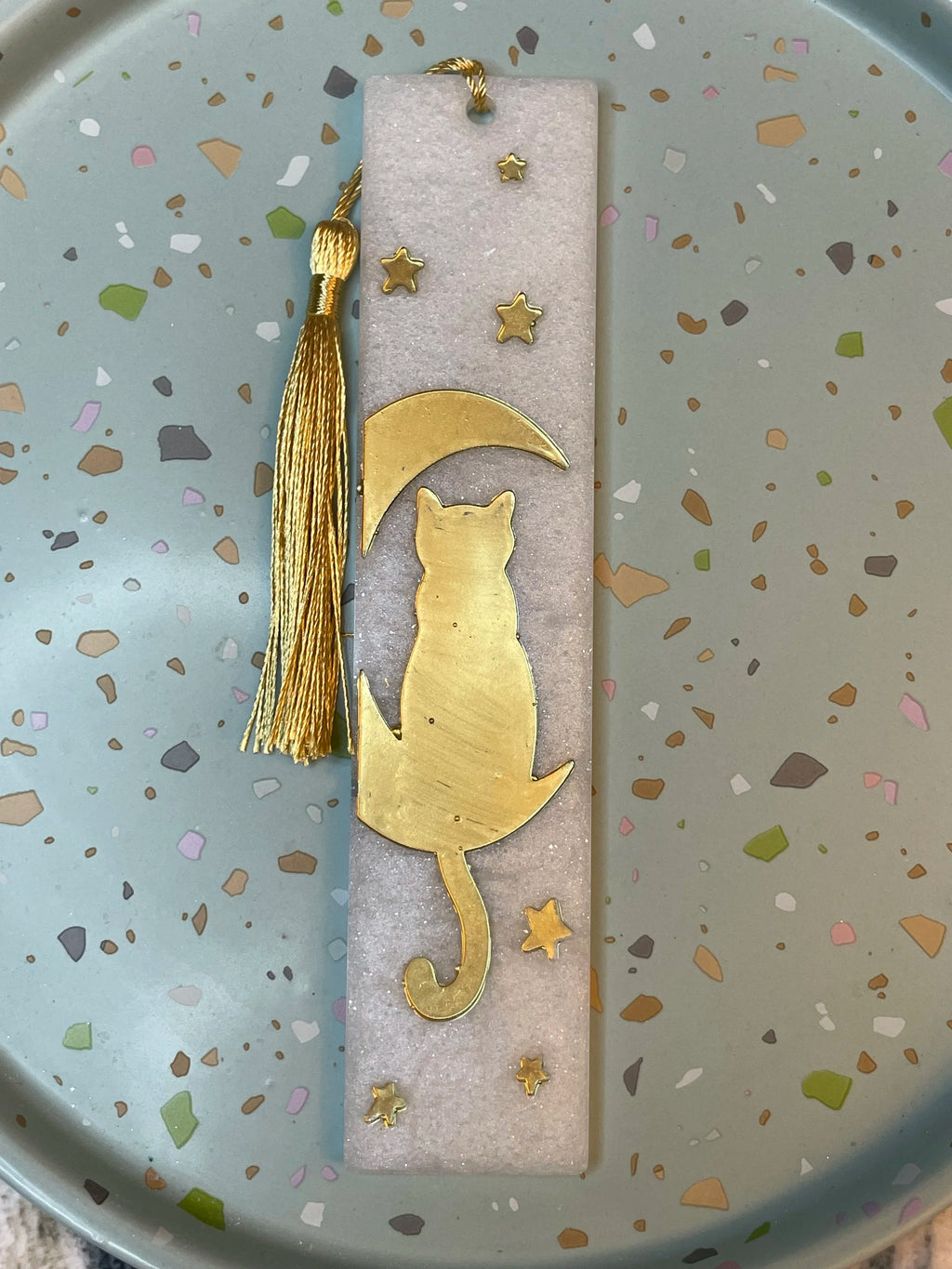 Cat on Moon Book Marks