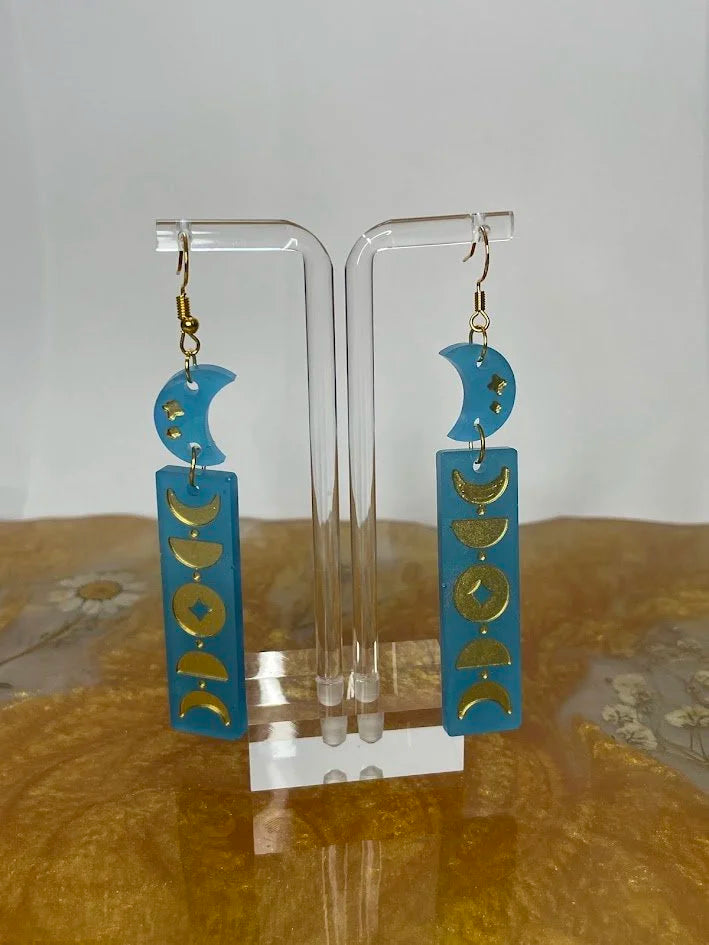 Moon Dangle Earrings
