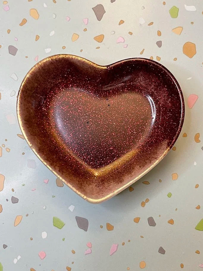 Heart dish, jewelry bowl, ring keeper
