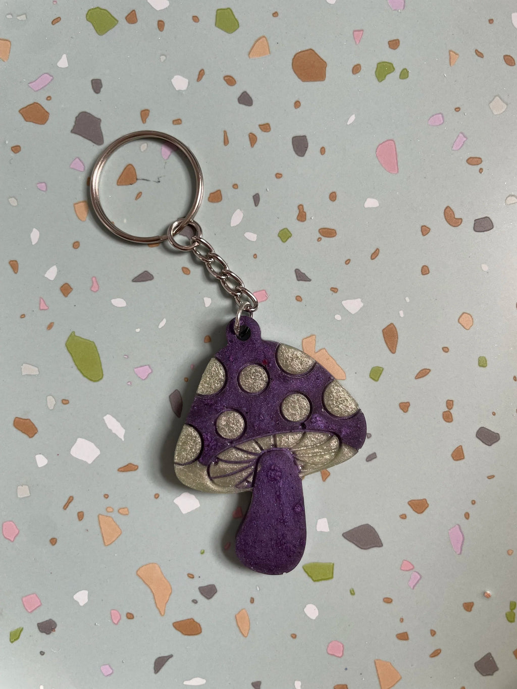 Mushroom Keychain