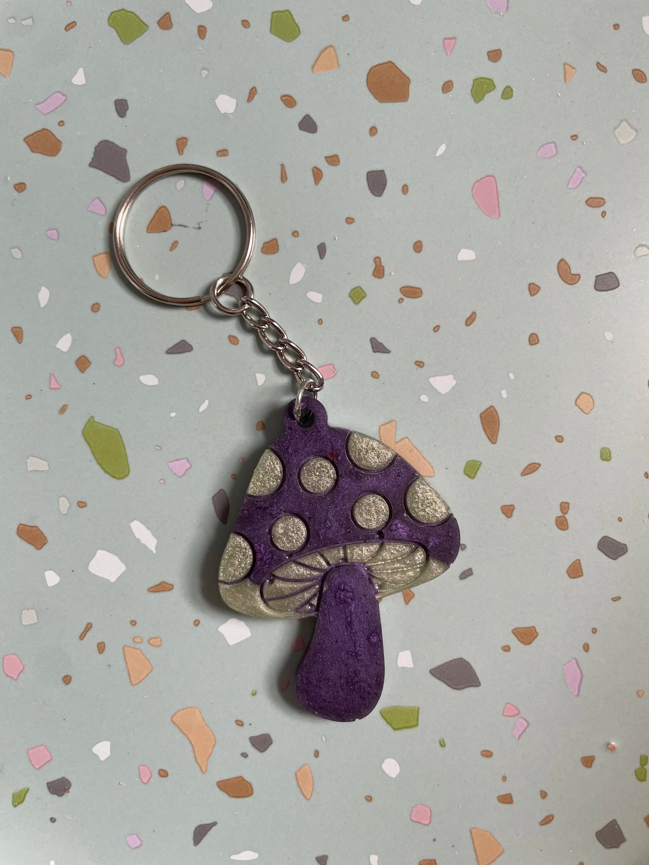 Mushroom Keychain