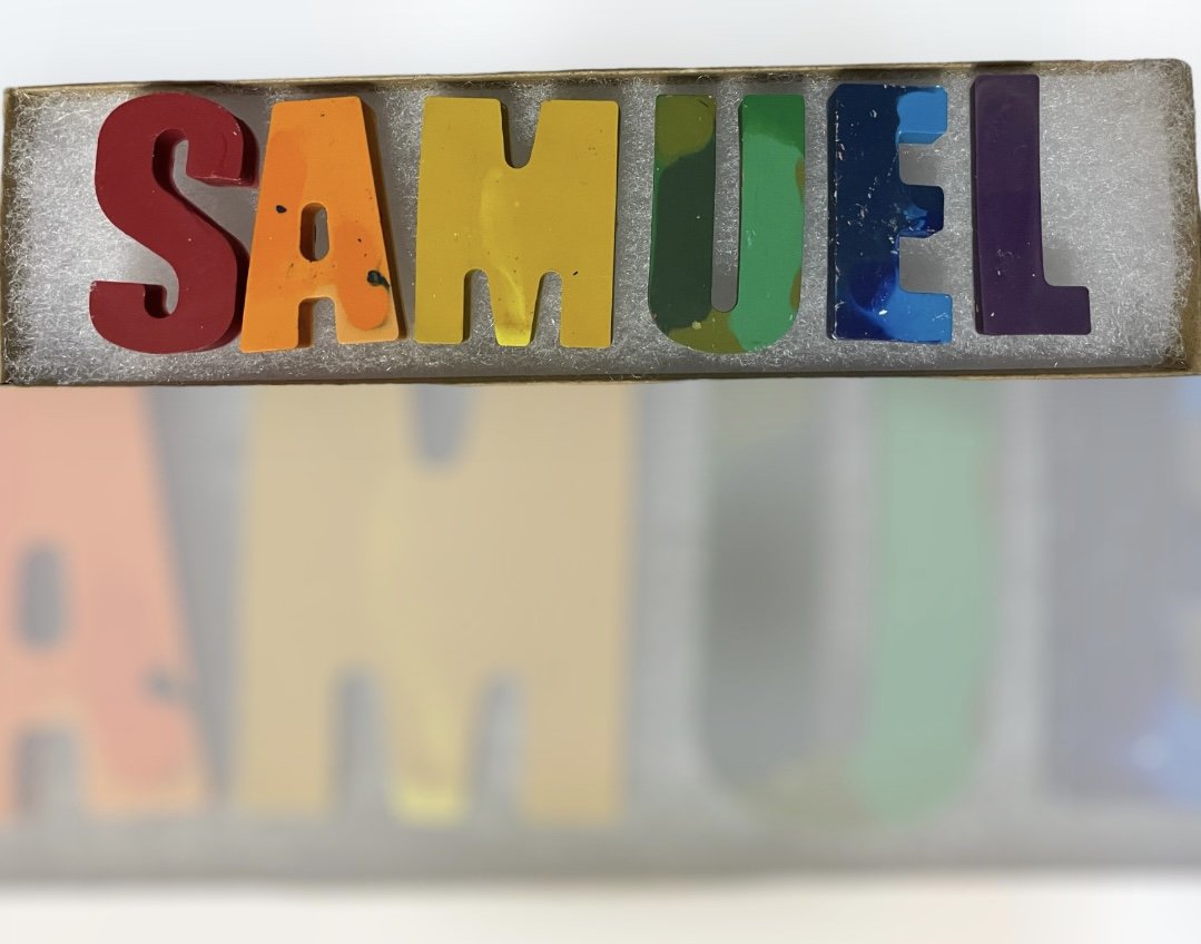 Crayon Name Letters
